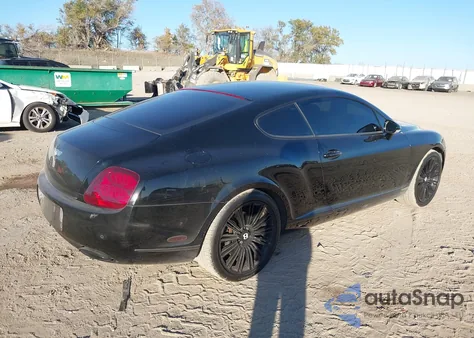 2009 Bentley Continental Gt Speed from USA, damaged, VIN SCBCP73W19C059638